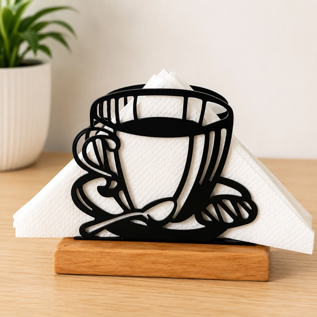 CaféCup Wooden Base Tissue Holder TW01CH